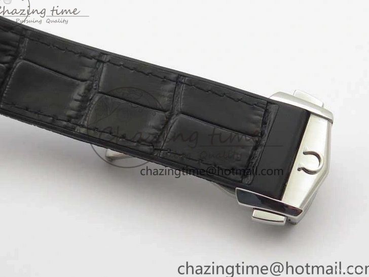 0419 Neat Constellation 131.33.41.21.03.001 SS TW Best Edition Black Dial On Gummy Strap A 7873